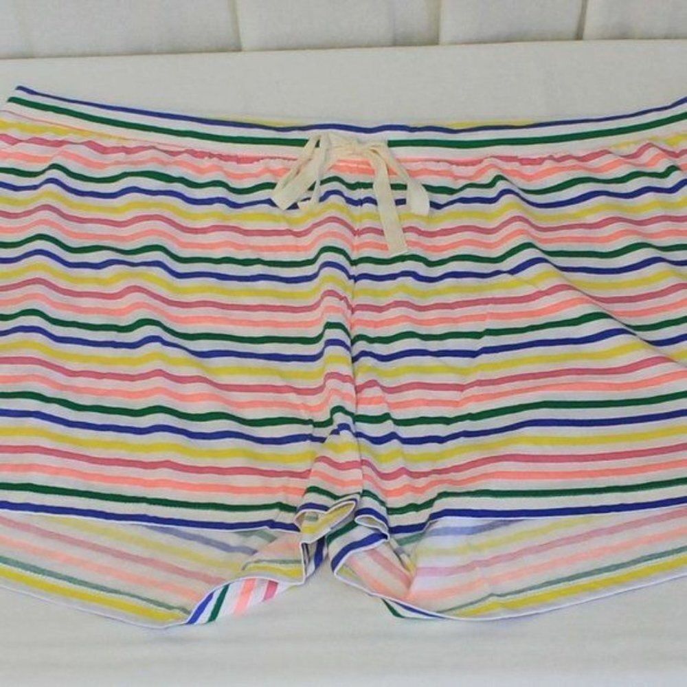 J Crew Factory Striped Jersey Pajama Short 2X - Picture 4 of 6